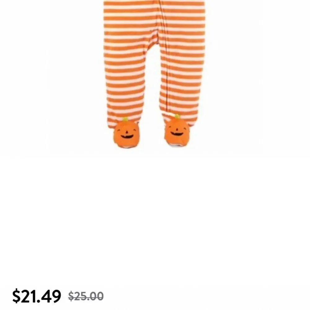 𝅺NWT CARTER’S PUMPKIN HALLOWEEN SLEEPER